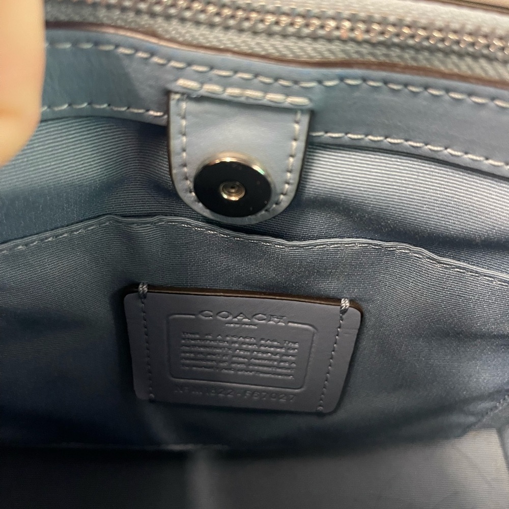 Coach Beige and Light Blue Satchel & Wallet Set - Picture 5 of 15